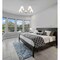 Z-Lite Leila Chandelier, 5-Light, 34 In.W x 10.75 In.H, Brushed Nickel/White Linen 744-34R-BN - alternate 2
